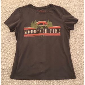 Village And Wild, Mountain Time Graphic T-Shirt